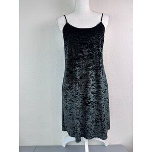 Victoria's Secret women's XS grey‎ crushed velvet night gown slip dress stretch
